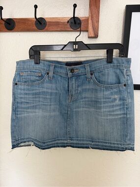 Lucky brand Light Wash Denim Mini Skirt - Blue
